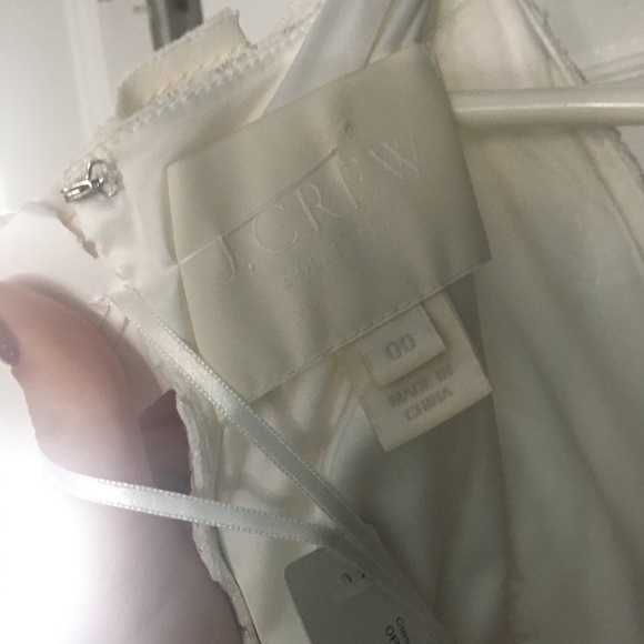 J crew lace ivory jumpsuit bridal 00 - Picture 6 of 8